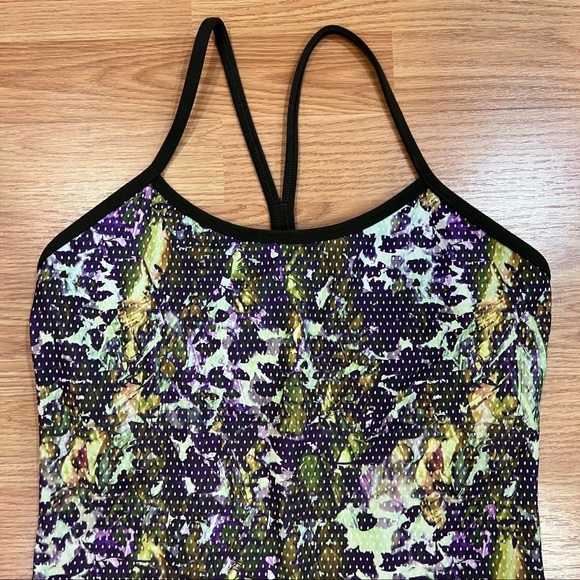LULULEMON GREEN PURPLE TANK TOP WOMEN SIZE 6 - Picture 2 of 8